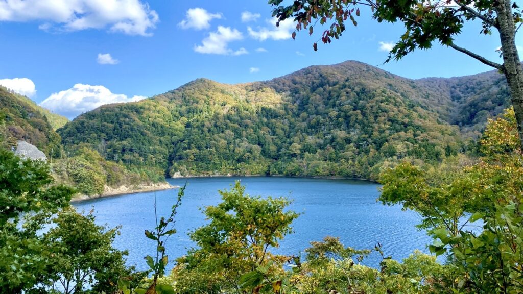 道の駅かわうち湖　ダム湖　旅ブログ