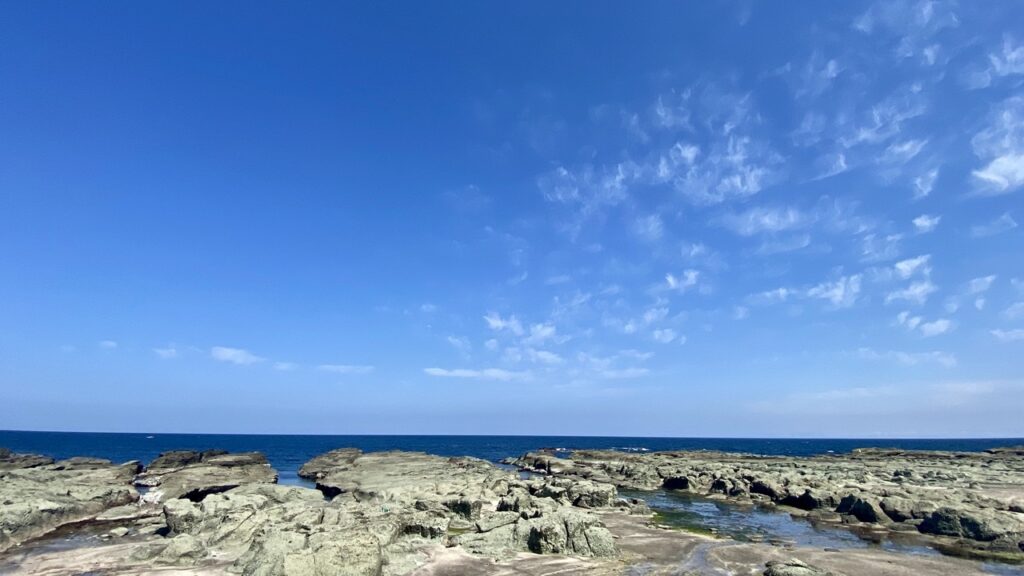 青森県　深浦　千畳敷海岸