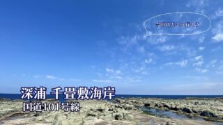 青森県　深浦　千畳敷海岸レビュー