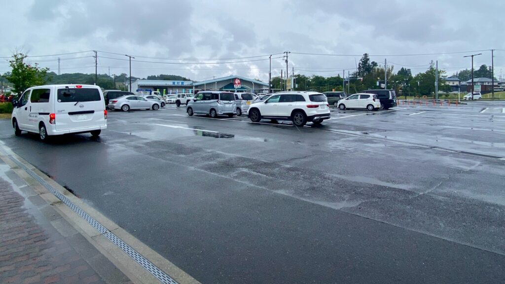 道の駅おおさと　駐車場