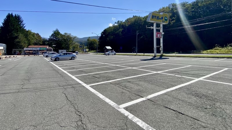 道の駅区界高原　駐車場　岩手の道の駅