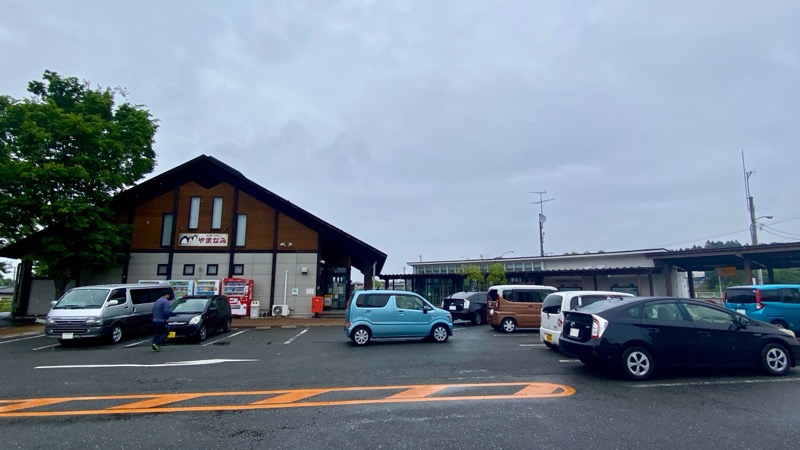 道の駅三本木　駐車場　道の駅側　宮城県の道の駅