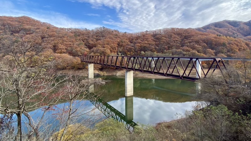 湯西川橋梁　道の駅湯西川　栃木県の道の駅