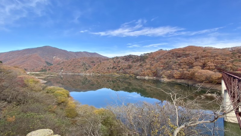 道の駅湯西川　湯西川橋梁付近　栃木県の道の駅