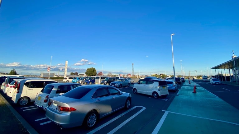 道の駅思川　駐車場　栃木県の道の駅